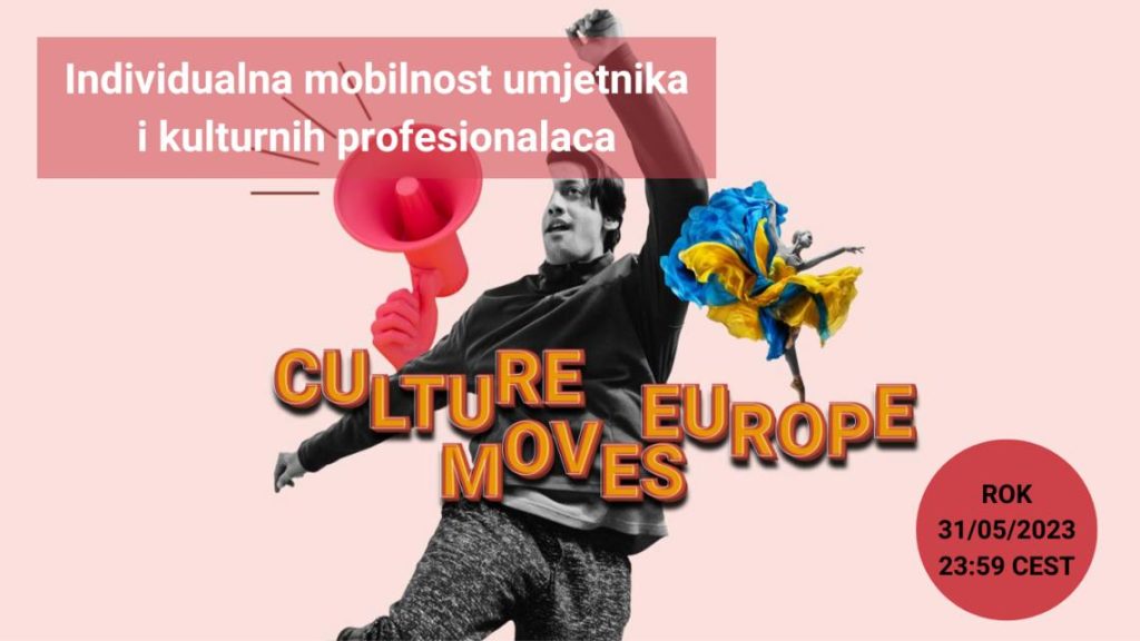 Culture Moves Europe – poziv za individualnu mobilnost umjetnika i kulturnih profesionalaca