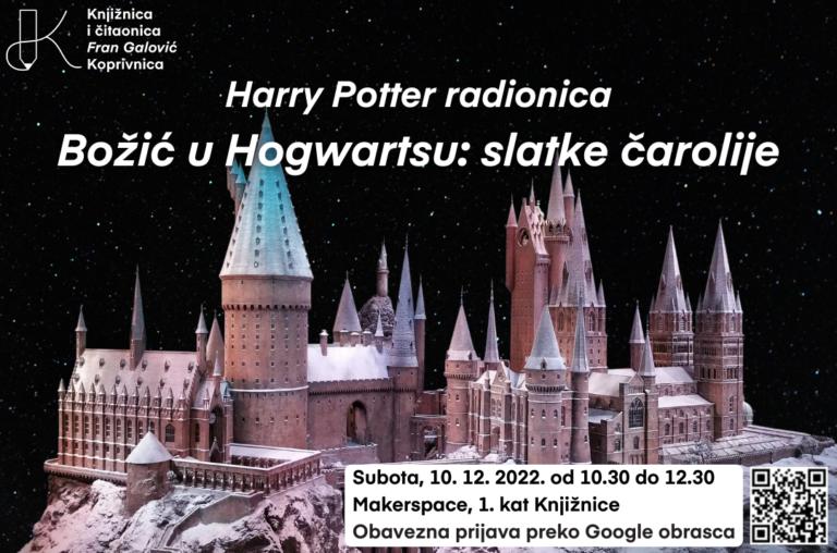 “Božić u Hogwartsu: slatke čarolije” – radionica za mlade