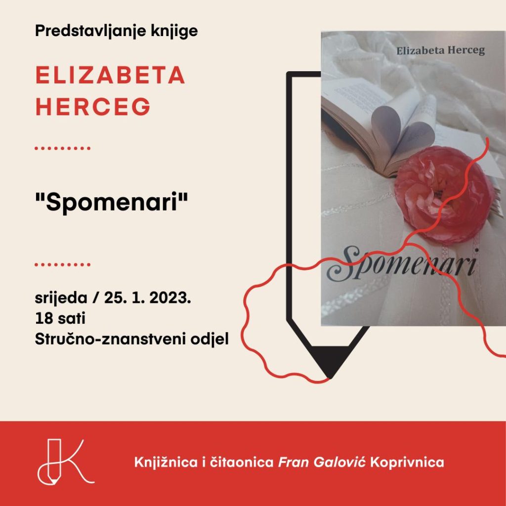 Predstavljanje knjige / Elizabeta Herceg „Spomenari“