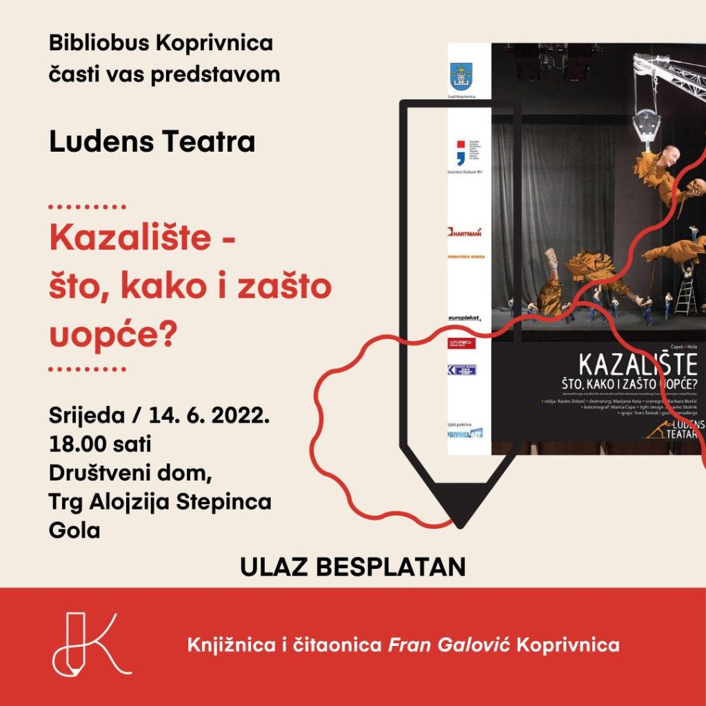 Bibliobus časti predstavom u Goli