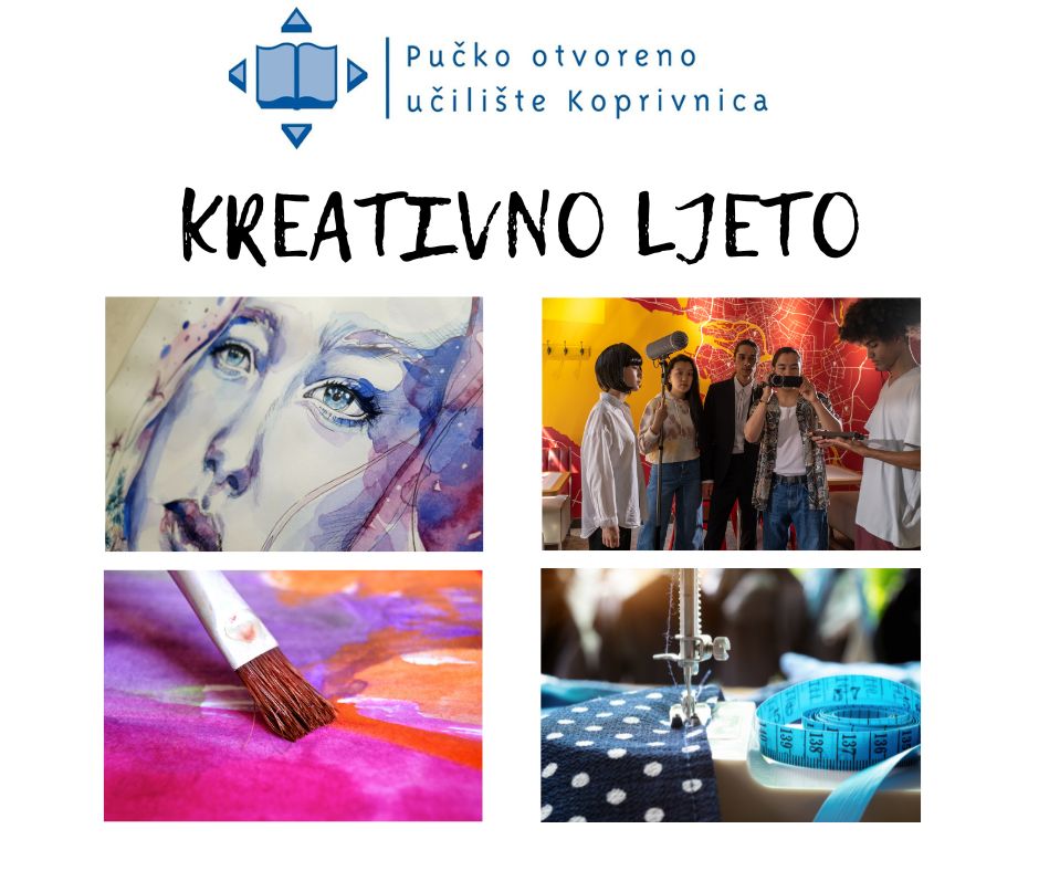 Kreativno ljeto u Pučkom otvorenom učilištu Koprivnica