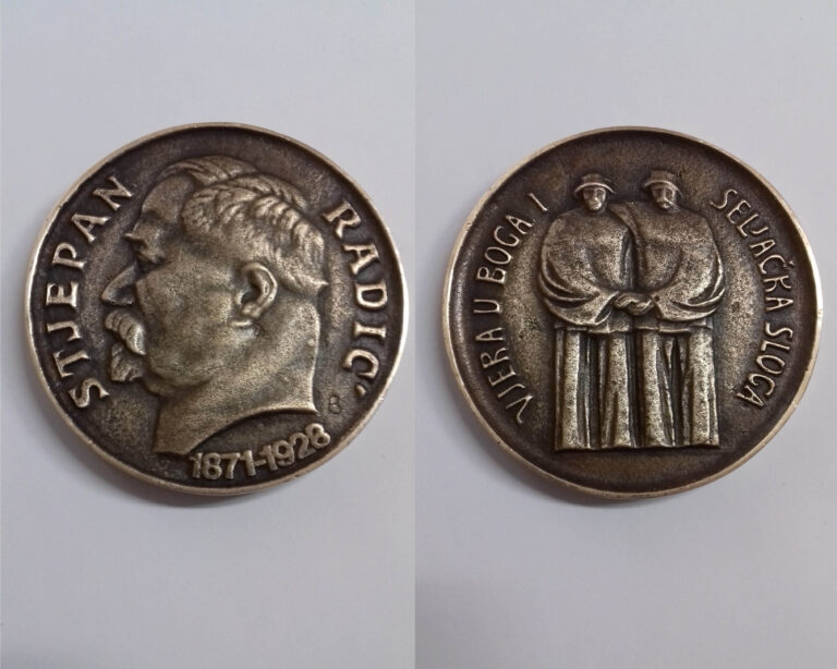 Predmet tjedna: Medalja “100 godišnjica rođenja Stjepana Radića”