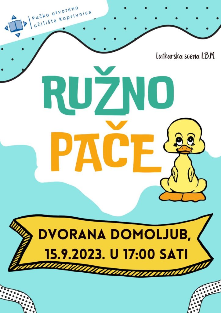 Predstava za djecu “Ružno pače”