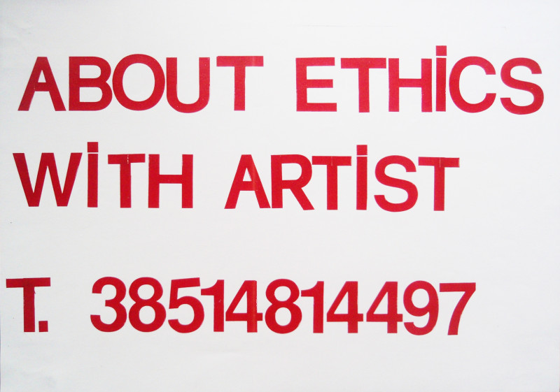 Umjetnina tjedna: Vlado Martek – About ethics vith artist T. 38514814497