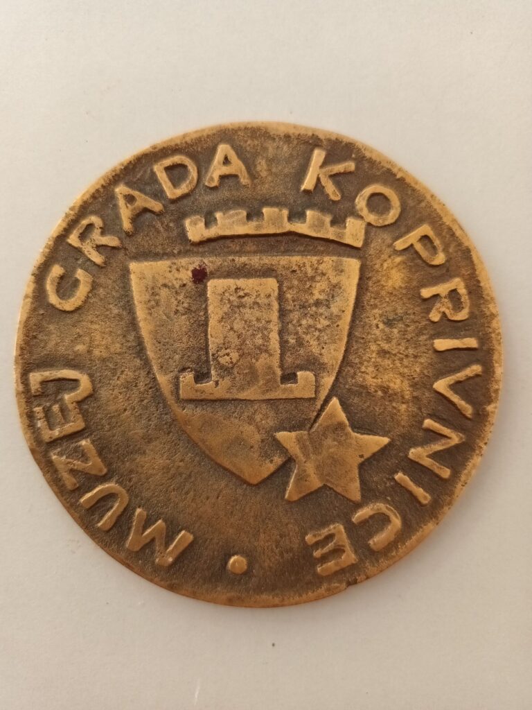 Predmet tjedna: Spomen-medalja Muzeja grada Koprivnice