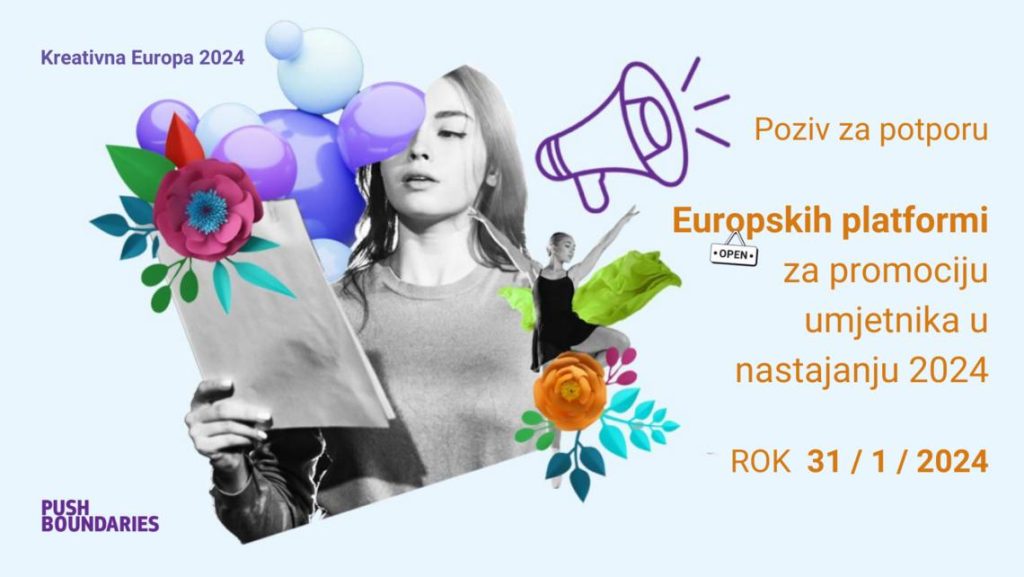 Potpora za Europske platforme za promociju umjetnika u nastajanju 2024