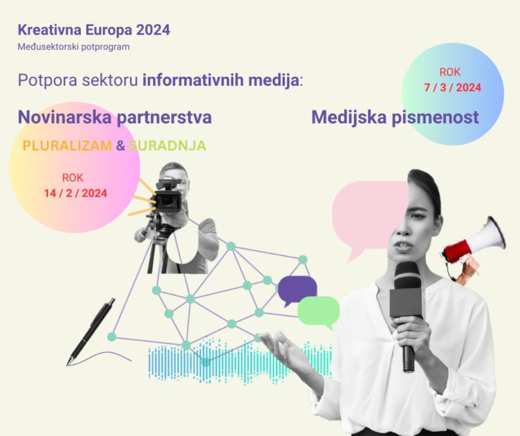 Otvoreni pozivi za podršku europskom sektoru informativnih medija