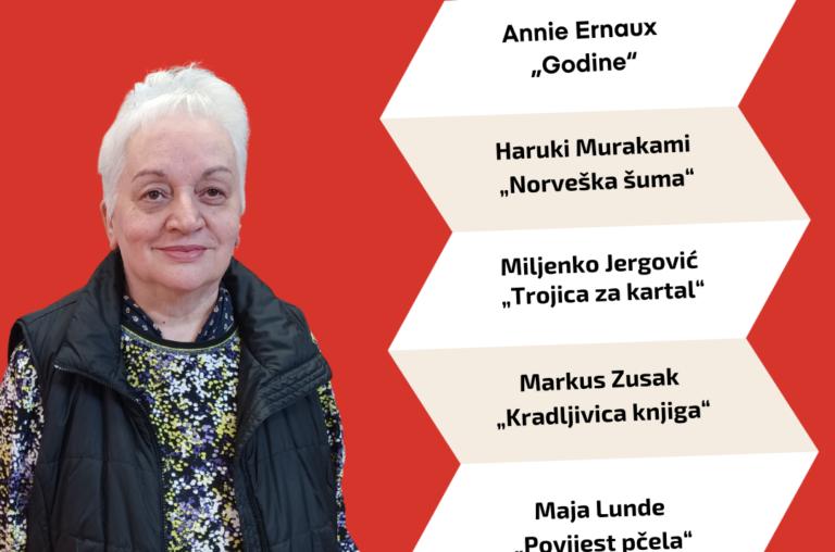Ambasadori čitanja 2023 – Marica Koržinek preporučuje
