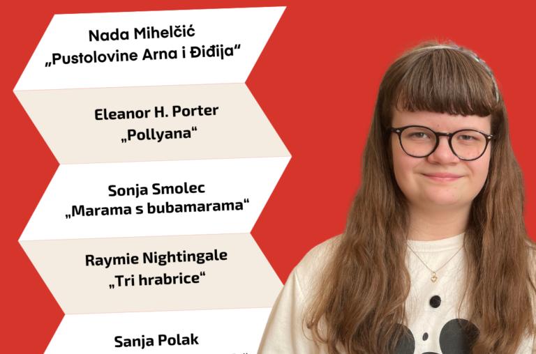 Ambasadori čitanja 2023 – Maria Milanović Vugrač preporučuje