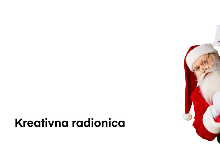 Kreativna božićna radionica za djecu školskog uzrasta