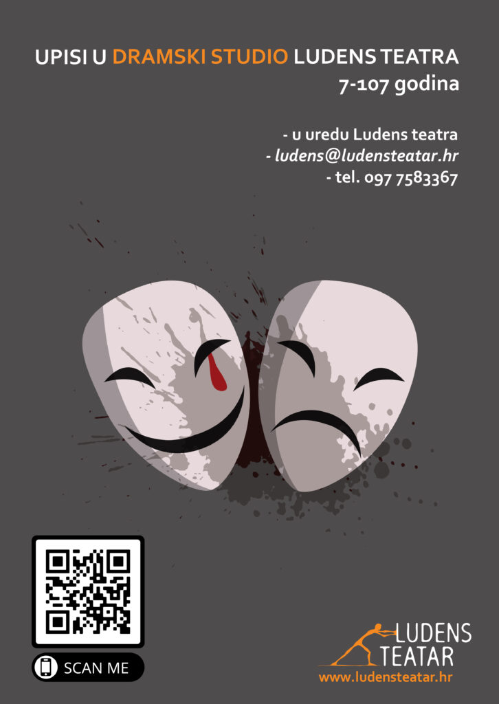 Upisi u Dramski studio Ludens teatra