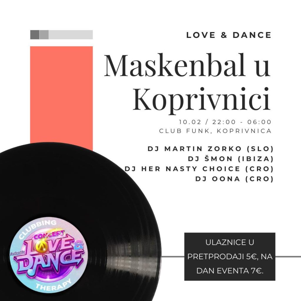 “Vraćamo fašnik – Maskenbal u Koprivnici”