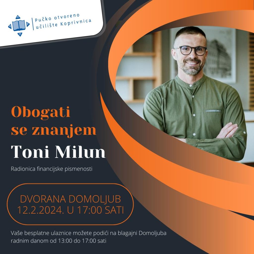 Obogati se znanjem – radionica Tonija Miluna