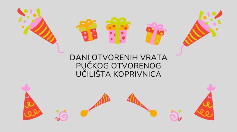 Dani otvorenih vrata Pučkog otvorenog učilišta Koprivnica