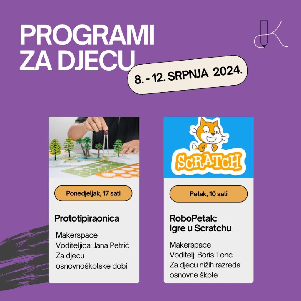 Programi za djecu u Knjižnici i čitaonici “Fran Galović” Koprivnica