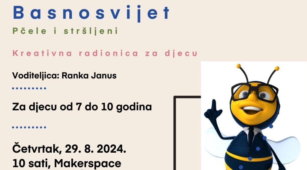 Ljetna kreativna radionica za djecu „Basnosvijet“