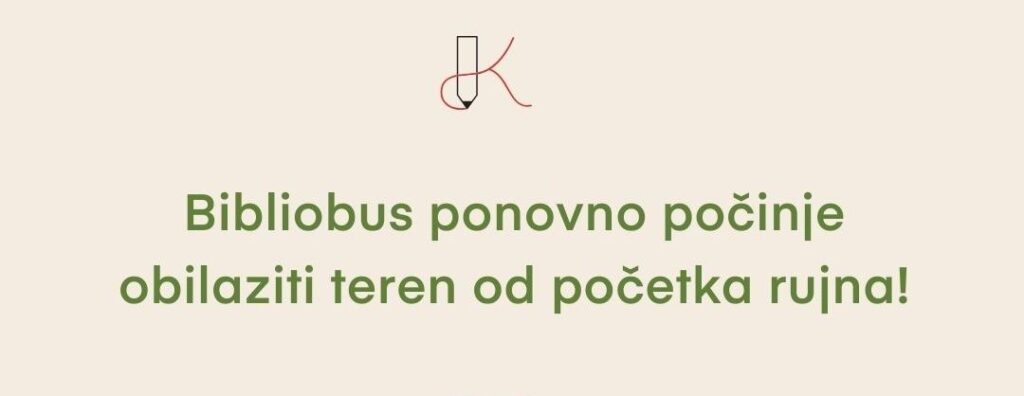Obavijest o povratku Koprivničkog bibliobusa na teren