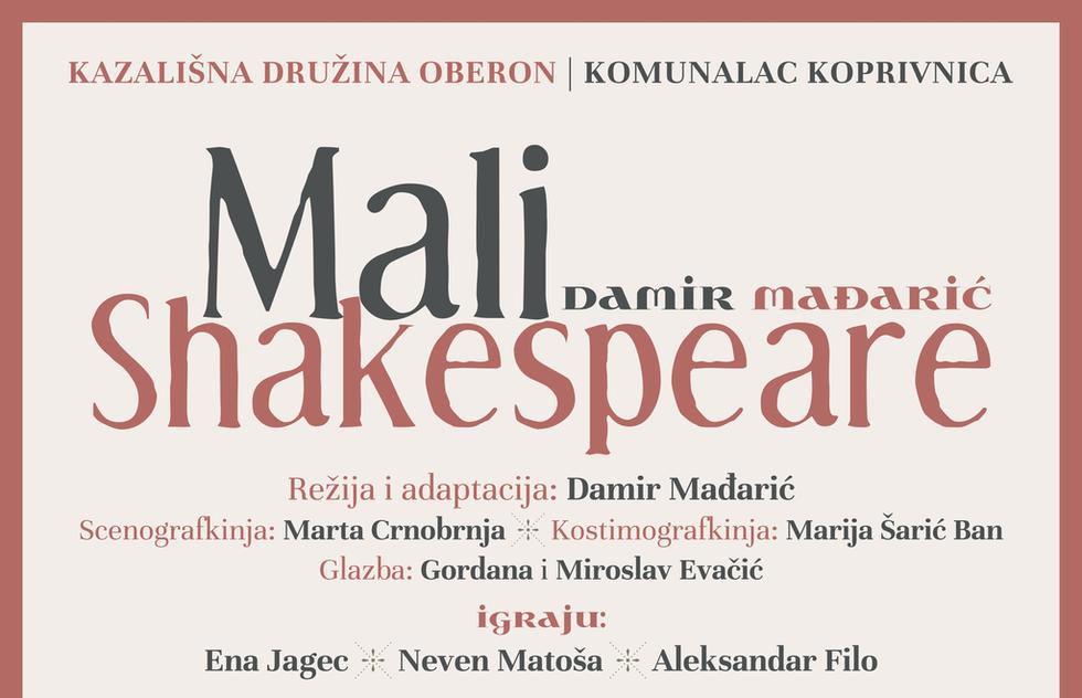 Premijera predstave za djecu i mlade „Mali Shakespeare”
