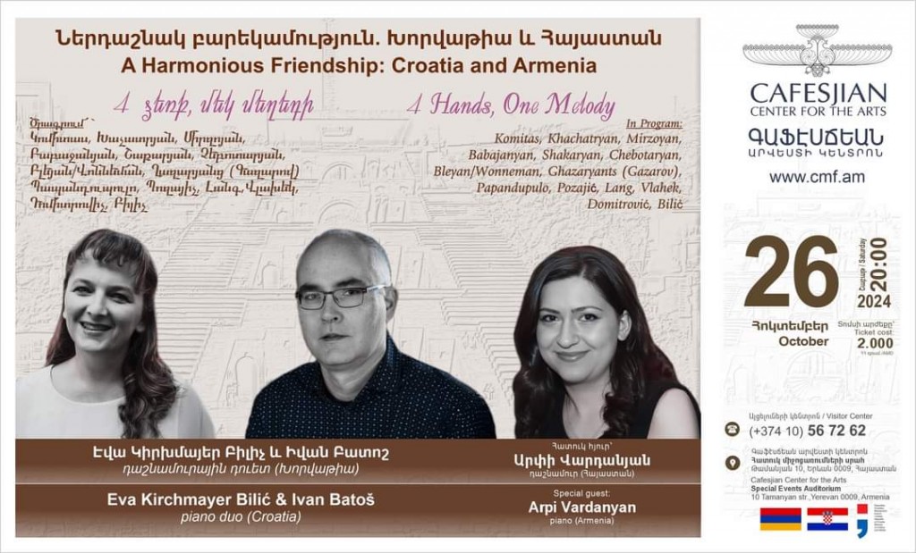 Pročelnik Batoš u posjeti Armeniji povodom 30. obljetnice uspostave diplomatskih odnosa