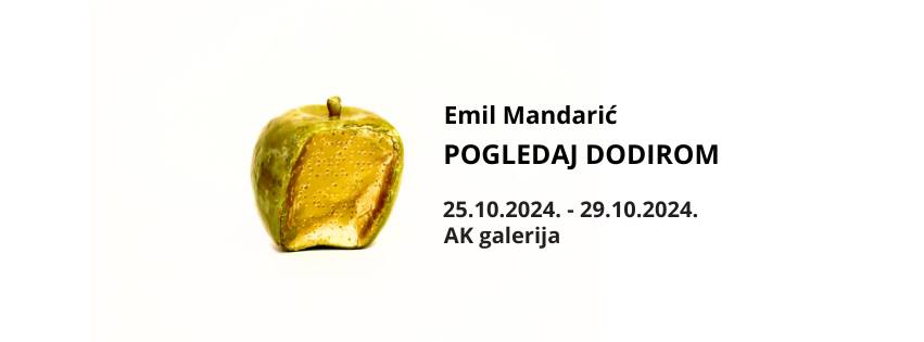 Izložba Emila Mandarića “Pogledaj dodirom”