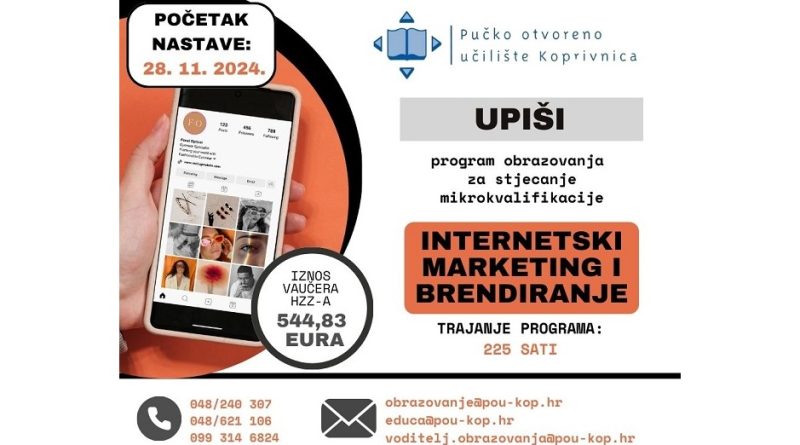 Upisi u program Internetski marketing i brendiranje