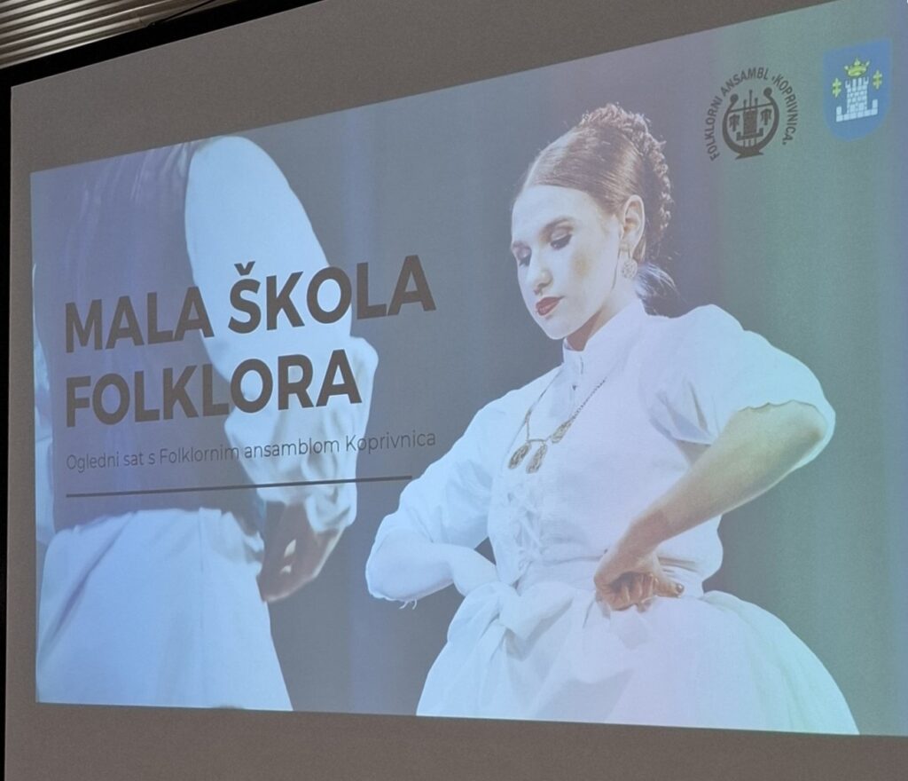 Mala škola folklora – ogledni sat s FA “Koprivnica”