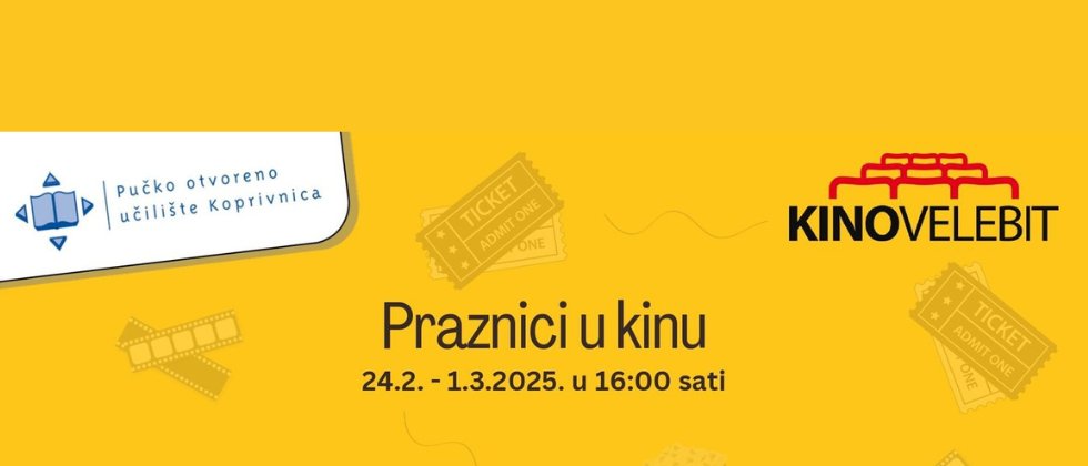 Praznici u kinu Velebit uz tri animirana naslova