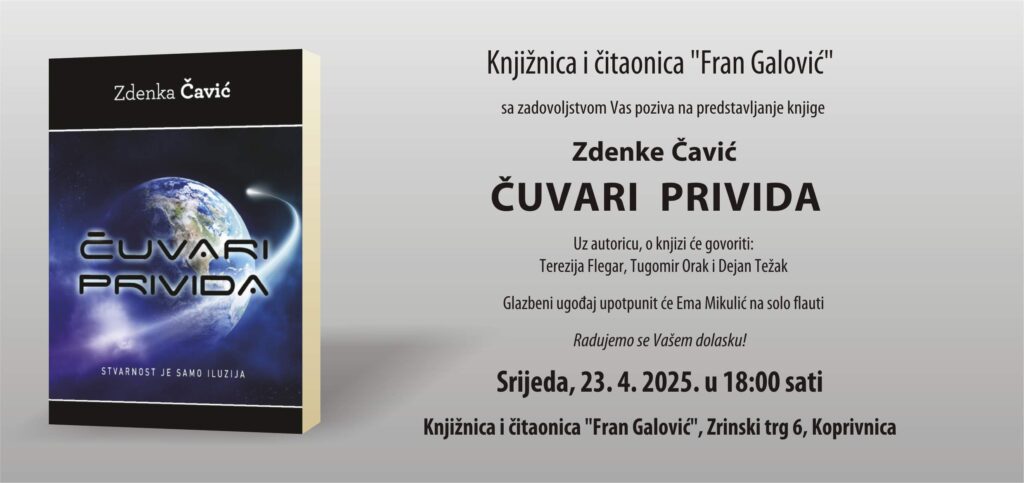 Predstavljanje knjige Zdenke Čavić “Čuvari privida”