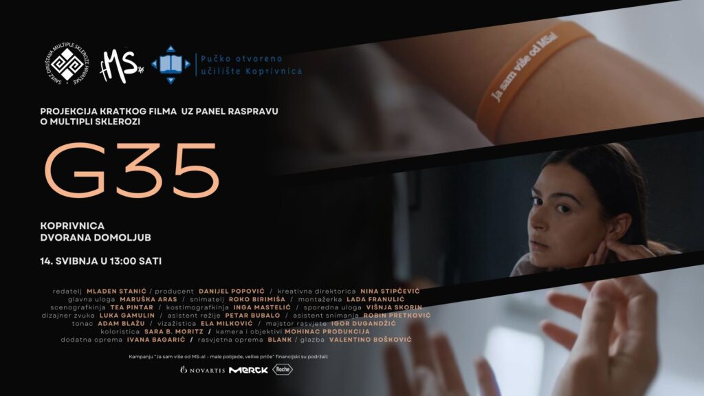 Projekcija filma „G35“ i panel rasprava povodom Svjetskog dana multiple skleroze