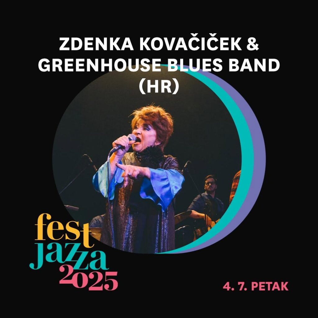 Legendarna Zdenka Kovačiček & Greenhouse Blues Band na Fest Jazza Koprivnica!