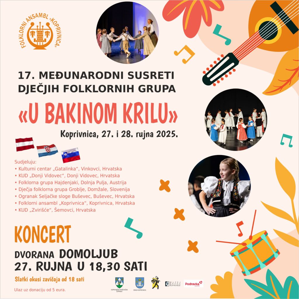 Ovog vikenda održavaju se 17. Međunarodni susreti dječjih folklornih grupa „U bakinom krilu“