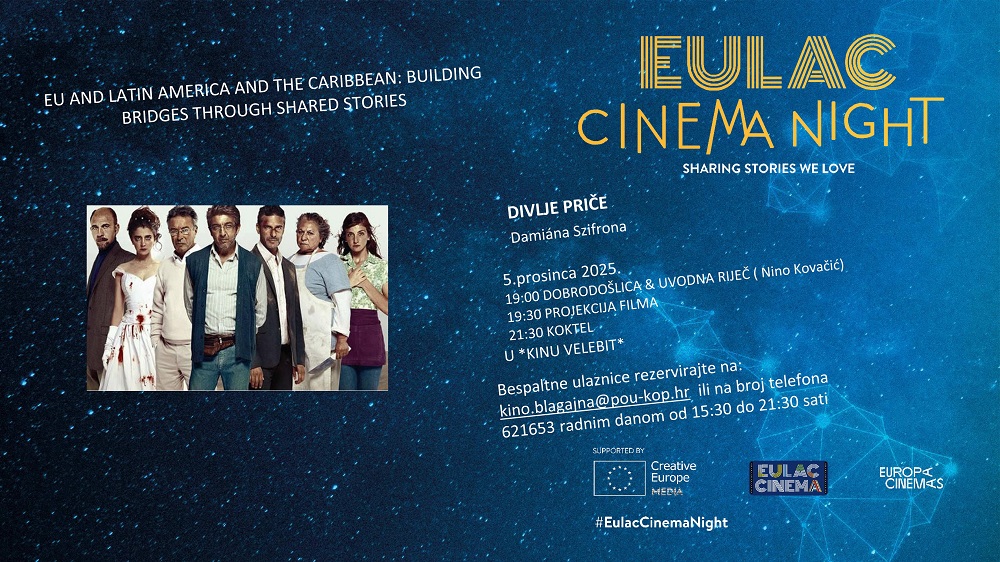 Noć europskog filma 2025. stiže u Koprivnicu, Rijeku i Osijek