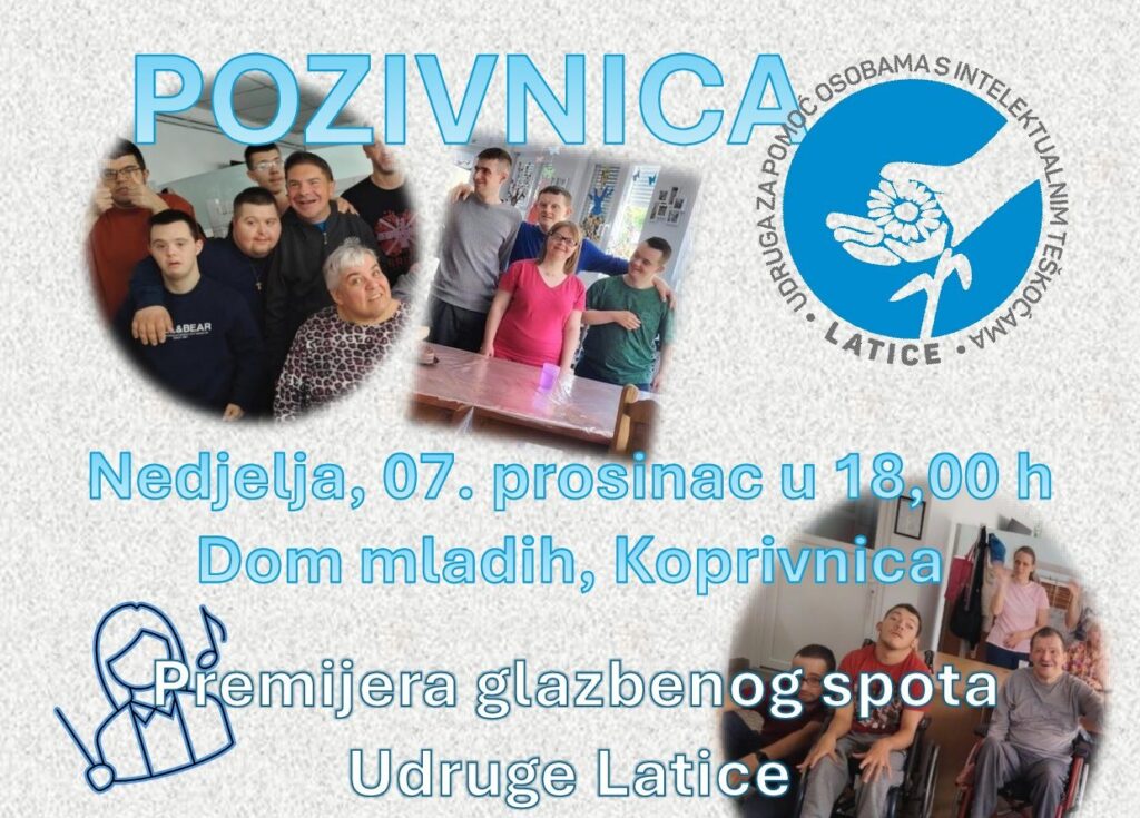 Premijera glazbenog spota Udruge Latice