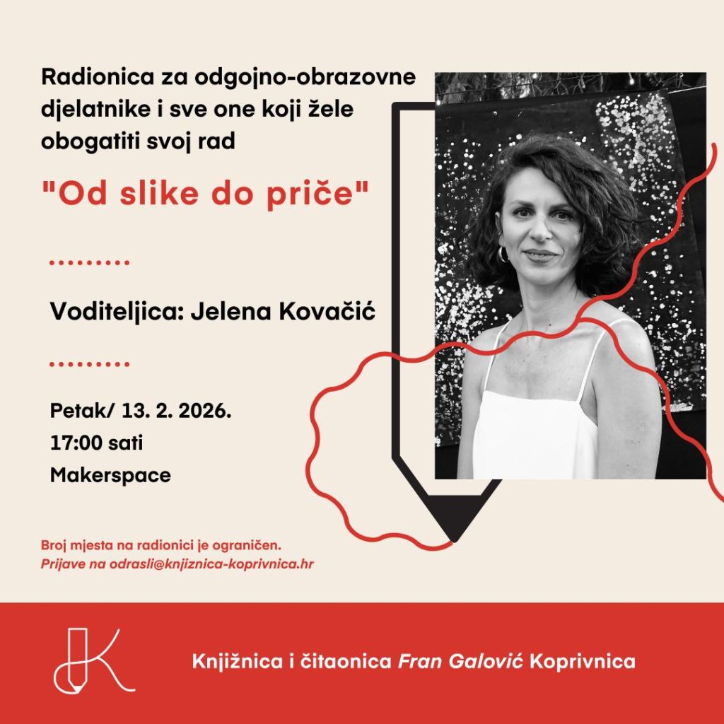 Radionica “Od slike do priče” pod vodstvom Jelene Kovačić