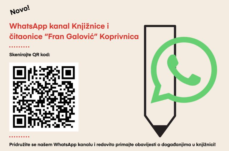 Pridružite se WhatsApp kanalu Knjižnice